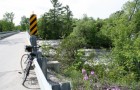 bicycle on bridge near Almonte, Ontario